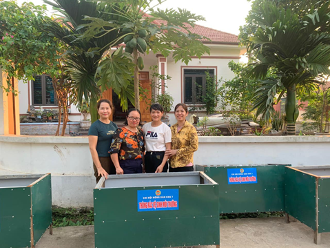 Hội Nông dân xã Phùng Nguyên làm tốt công tác vệ sinh môi trường